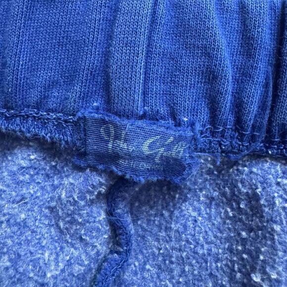 J Galt Pants Adult Blue One Size Sweatpants Joggers Elastic Waist Casual Pockets - Picture 5 of 7